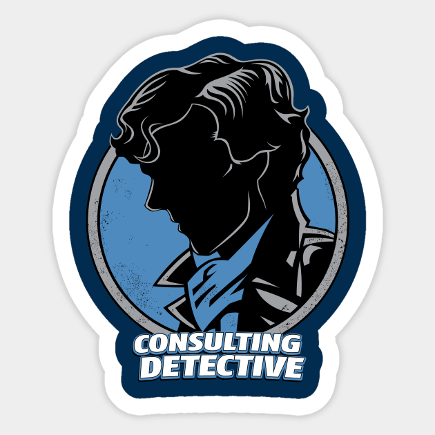 Consulting Detective Sticker by RyanAstle